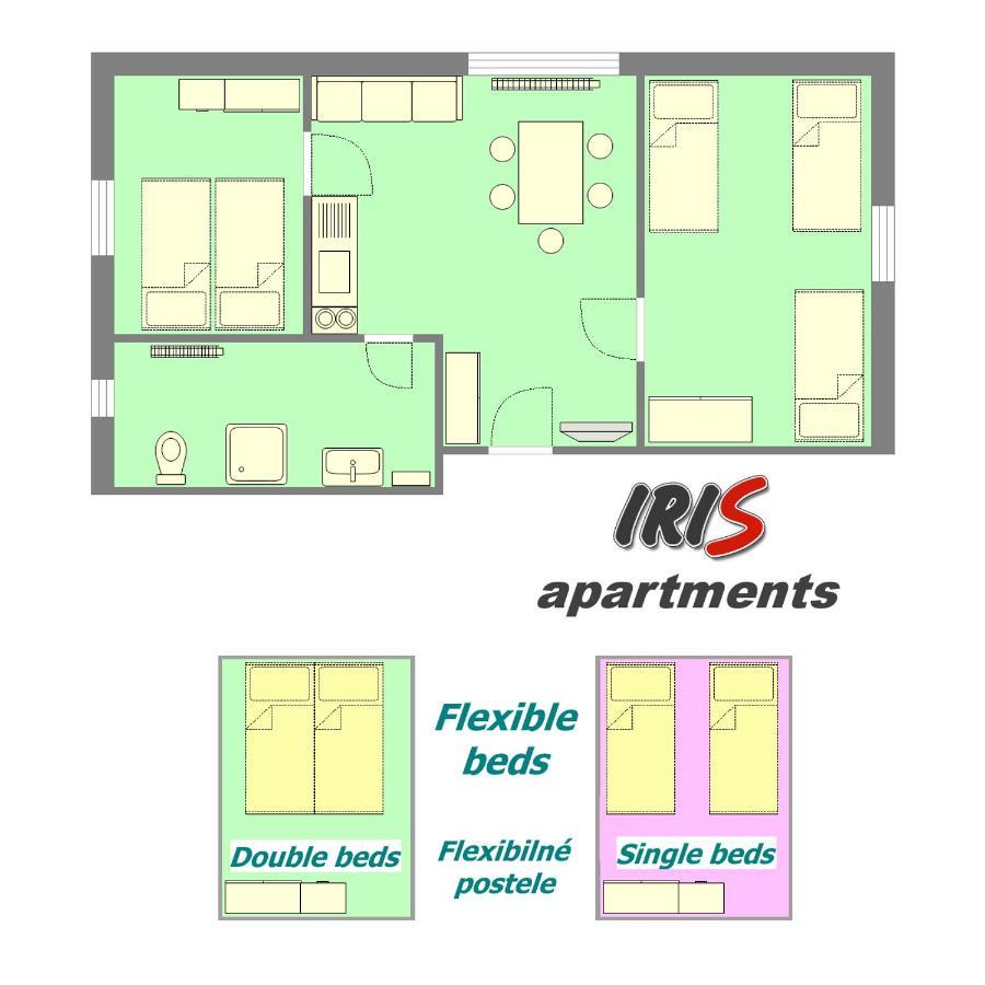 Liptovský Mikuláš Apartments Iris מראה חיצוני תמונה
