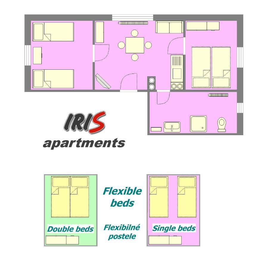 Liptovský Mikuláš Apartments Iris מראה חיצוני תמונה